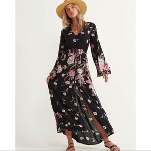 Billabong Black Floral Dress